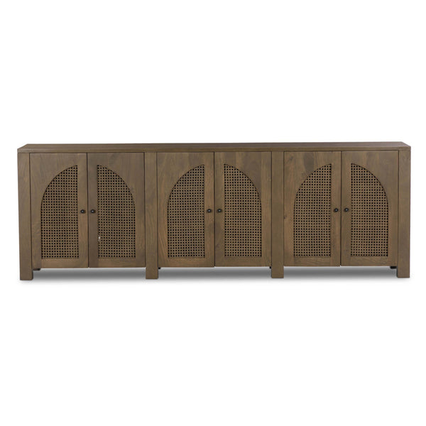 Home Fashion Tilda 6 Door Sideboard Taupe Mango By Four Hands