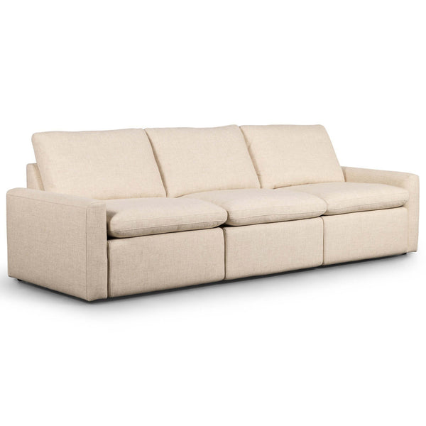 home fashion Tillery 3 Piece Power Recliner Sectional Antigo Natural by Four Hands