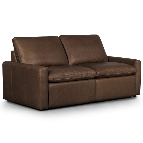 Home Fashion Tillery Leather Power Recliner 2-Piece Sectional Sonoma Coco By Four Hands