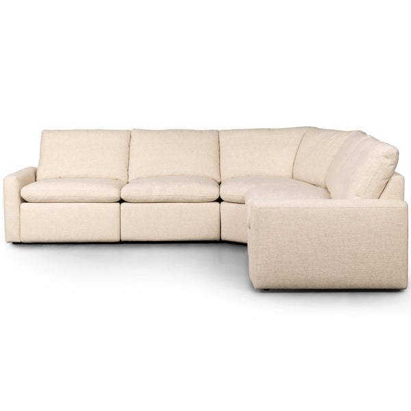 Home Fashion Tillery Power Recliner Sectional Antigo Natural By Four Hands