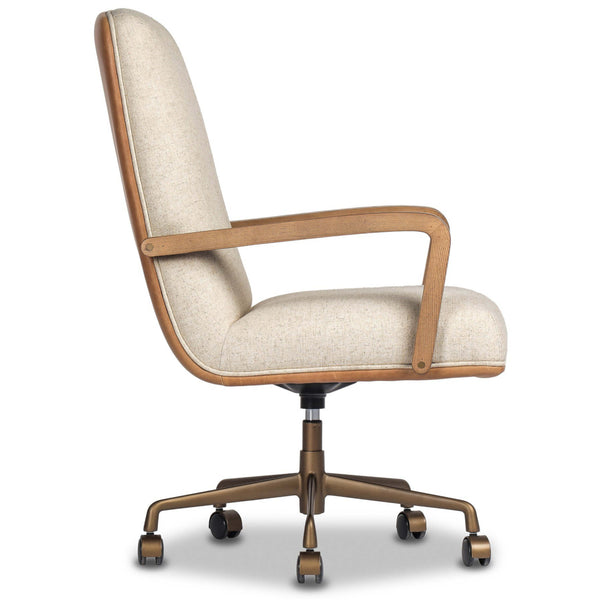 Home Fashion Timeo Desk Chair Chaps Saddle By Four Hands