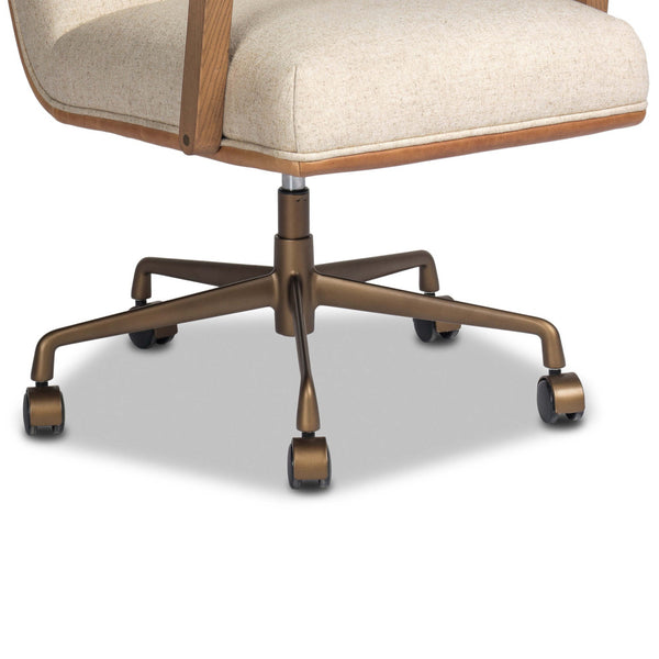 Home Fashion Timeo Desk Chair Chaps Saddle By Four Hands