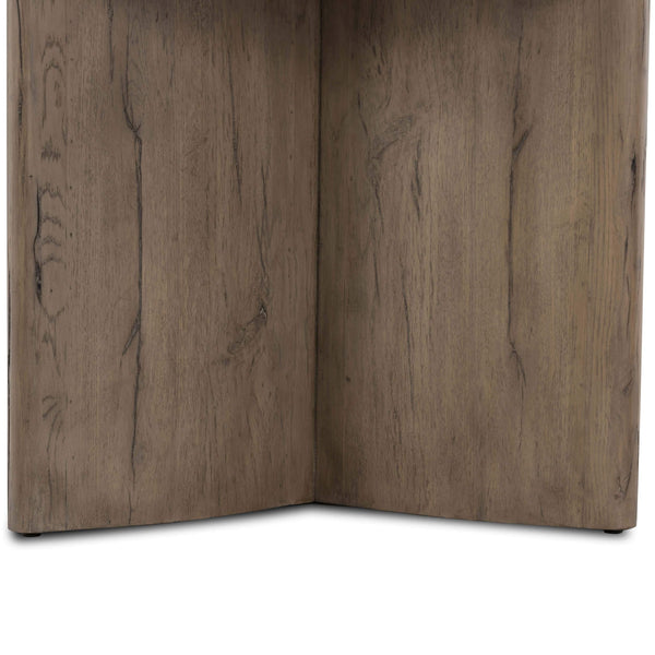 Home Fashion Toli End Table Italian White/Rustic Grey By Four Hands