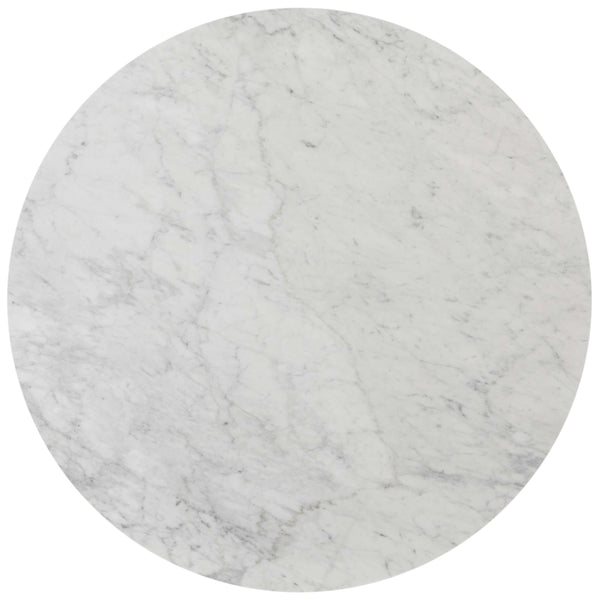 Home Fashion Toli End Table White Marble/Rustic Fawn By Four Hands