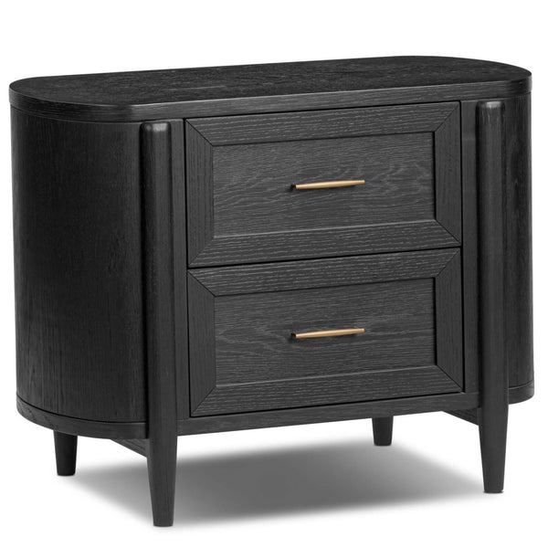 home fashion Tolle Nightstand Drifted Matte Black by Four Hands