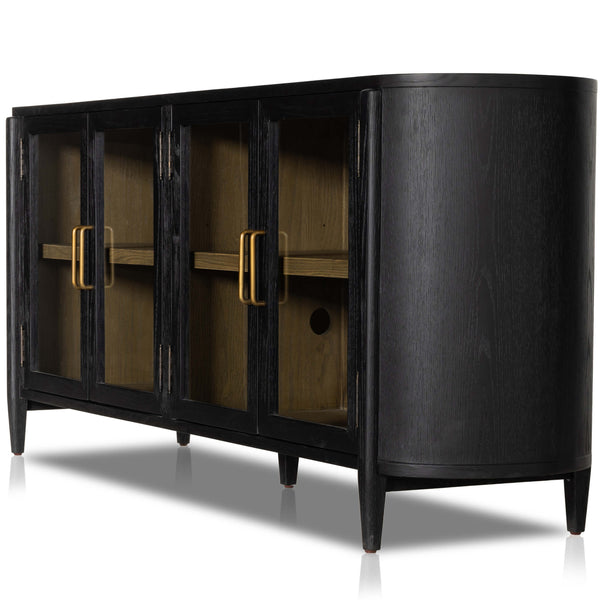 Home Fashion Tolle Sideboard Drifted Matte Black By Four Hands