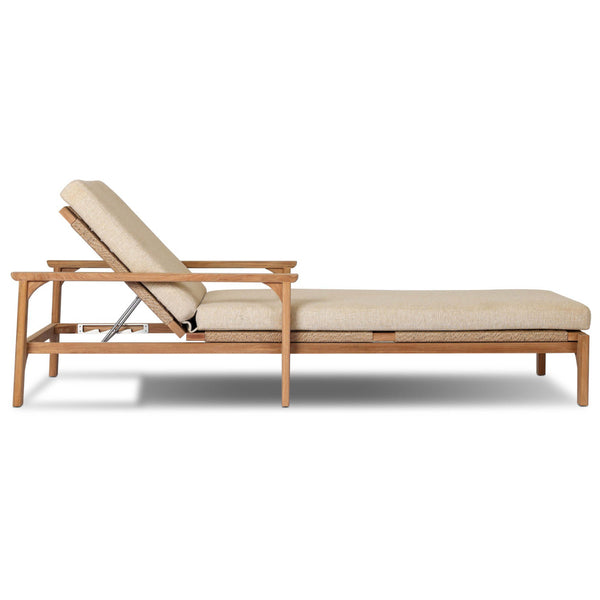 Home Fashion Topeka Outdoor Chaise Ellor Beige By Four Hands