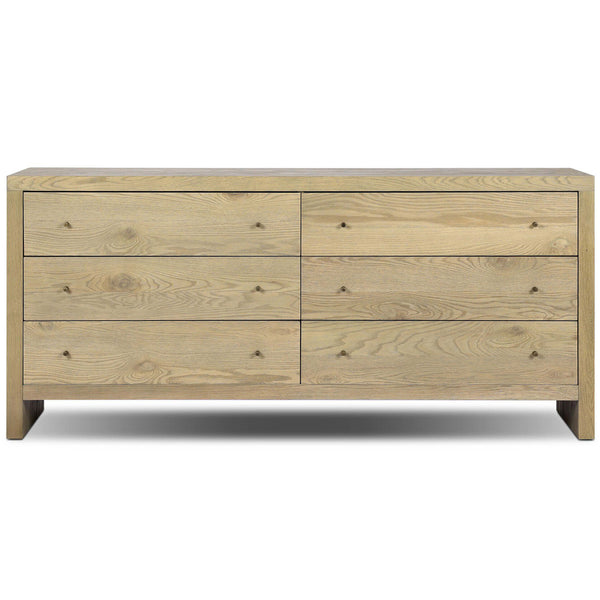Home Fashion Torrington 6 Drawer Dresser Sandy Oak By Four Hands