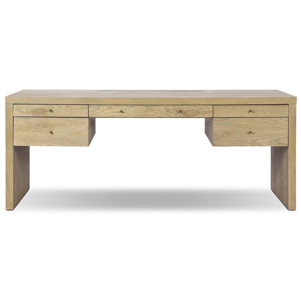 Home Fashion Torrington Desk Sandy Oak By Four Hands
