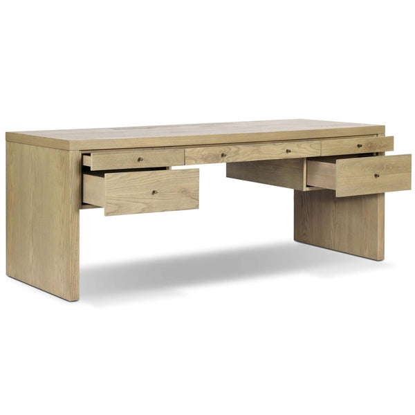 Home Fashion Torrington Desk Sandy Oak By Four Hands