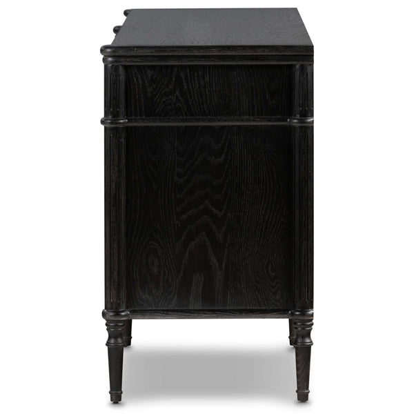 Home Fashion Toulouse 6 Drawer Dresser Distressed Black By Four Hands