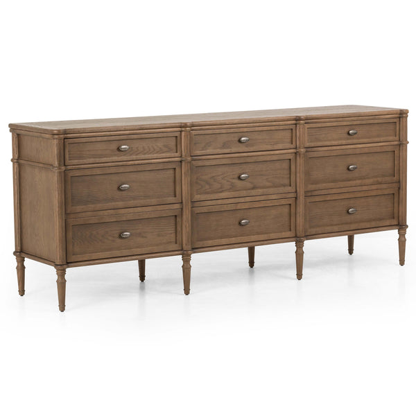Home Fashion Toulouse 9 Drawer Dresser Toasted Oak By Four Hands