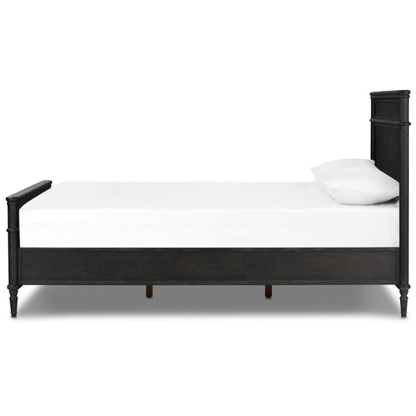 Home Fashion Toulouse Bed Distressed Black By Four Hands