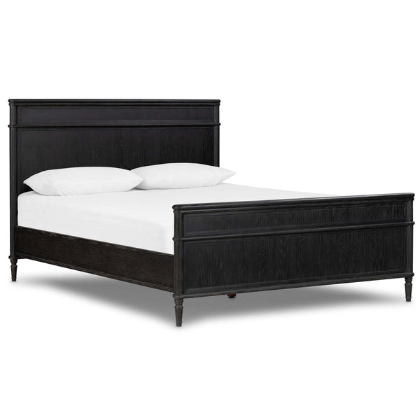 home fashion Toulouse Bed Distressed Black by Four Hands