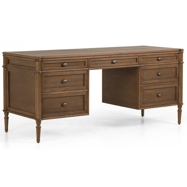 home fashion Toulouse Executive Desk Toasted Oak by Four Hands
