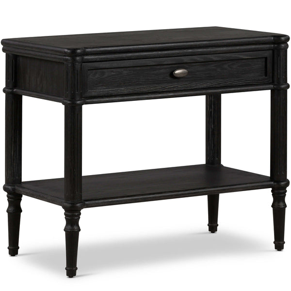 home fashion Toulouse Nighstand Distressed Black by Four Hands