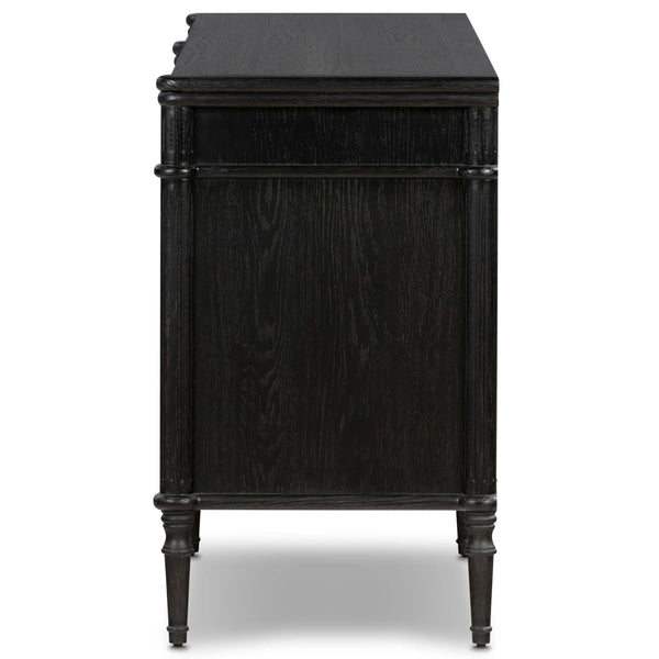 Home Fashion Toulouse Sideboard Distressed Black By Four Hands