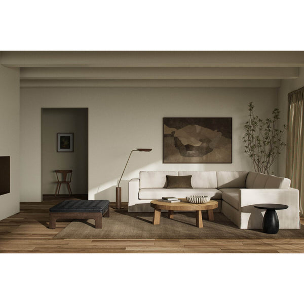 Home Fashion Tovana 3 Piece Sectional Nomad Marshmallow By Four Hands