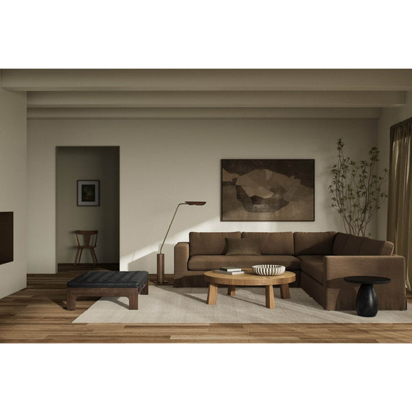 Home Fashion Tovana 3 Piece Sectional Nomad Mushroom By Four Hands