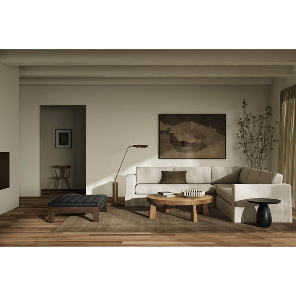 Home Fashion Tovana 3 Piece Sectional Savoy Parchment By Four Hands