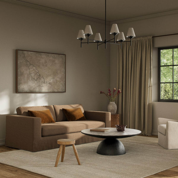 Home Fashion Tovana Sofa Nomad Mushroom By Four Hands