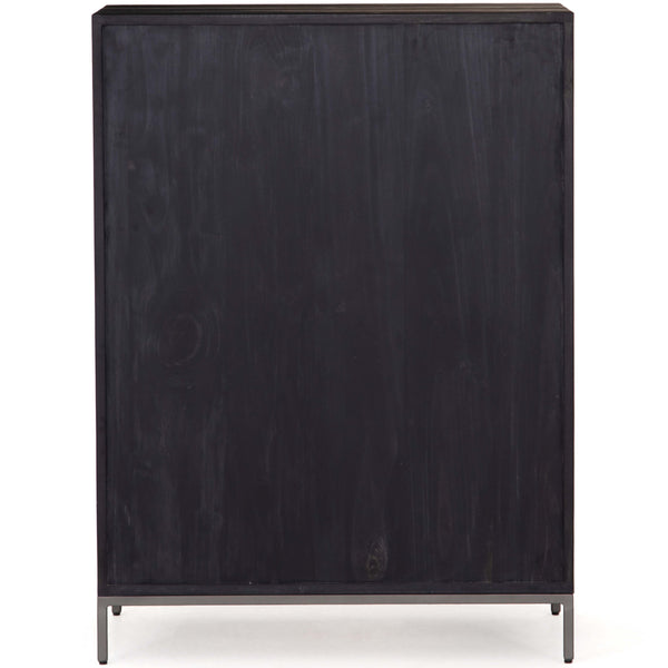 Home Fashion Trey 5 Drawer Dresser Black Wash By Four Hands