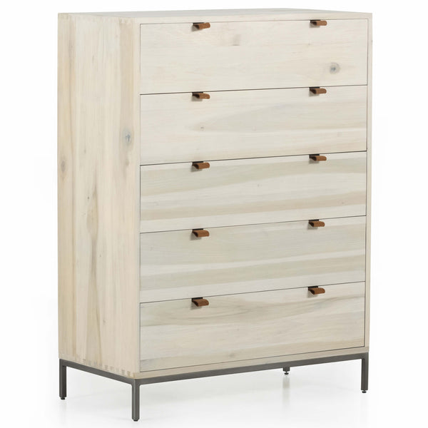 home fashion Trey 5 Drawer Dresser Dove by Four Hands