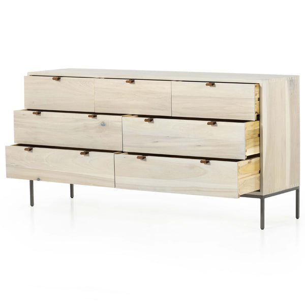 Home Fashion Trey 7 Drawers Dresser Dove By Four Hands