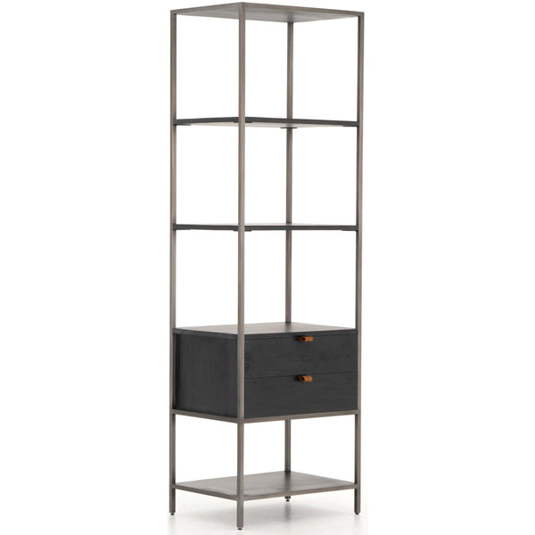 home fashion Trey Bookshelf Black Poplar by Four Hands