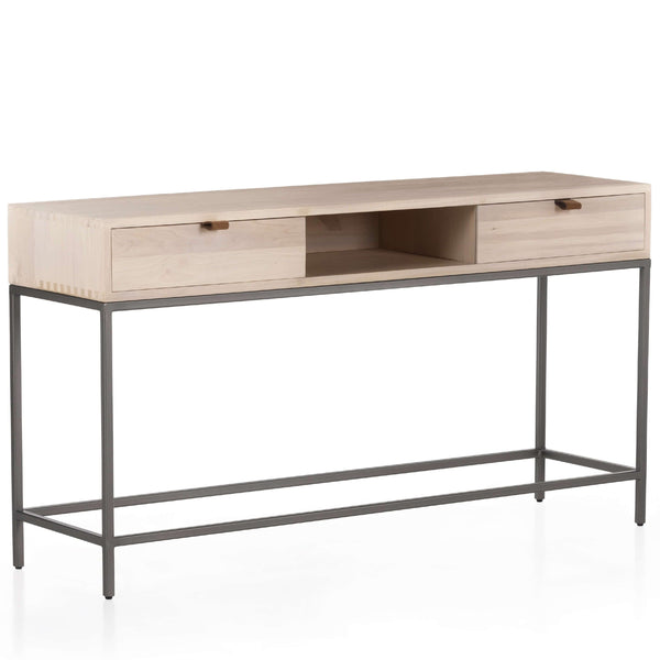 home fashion Trey Console Table Dove Poplar by Four Hands