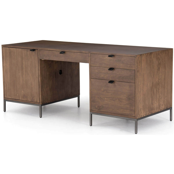 Home Fashion Trey Executive Desk Auburn By Four Hands