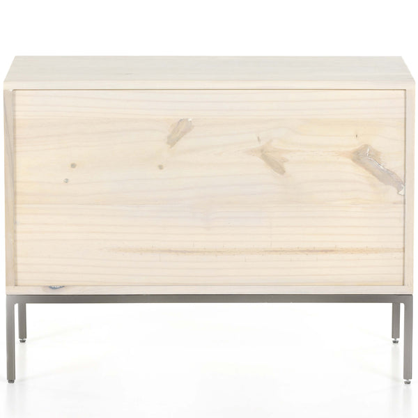 Home Fashion Trey Large Nightstand Dove Poplar By Four Hands