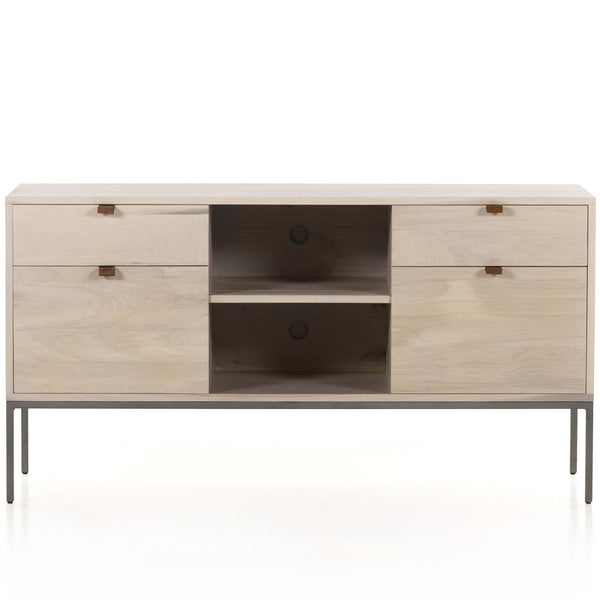 Home Fashion Trey Modular Filing Credenza Dove Poplar By Four Hands