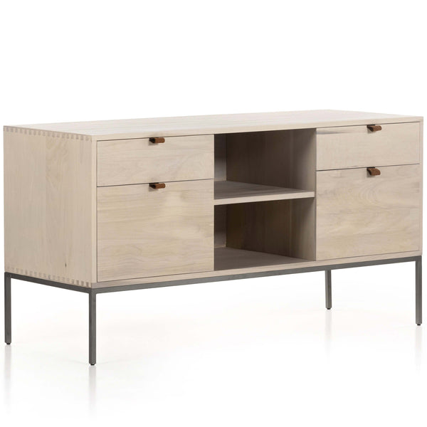home fashion Trey Modular Filing Credenza Dove Poplar by Four Hands