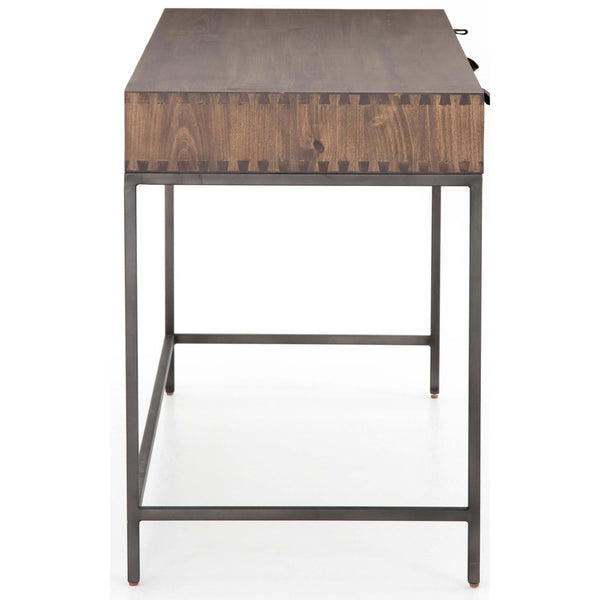 Home Fashion Trey Modular Writing Desk Auburn Poplar By Four Hands