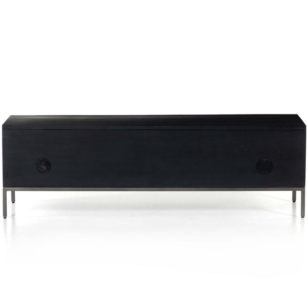 Home Fashion Trey Trunk Black Wash Poplar By Four Hands