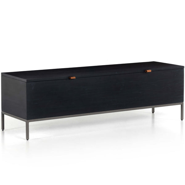 home fashion Trey Trunk Black Wash Poplar by Four Hands