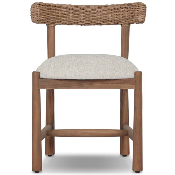 Home Fashion Tribeca Outdoor Dining Chair Ellor Beige Set Of 2 By Four Hands