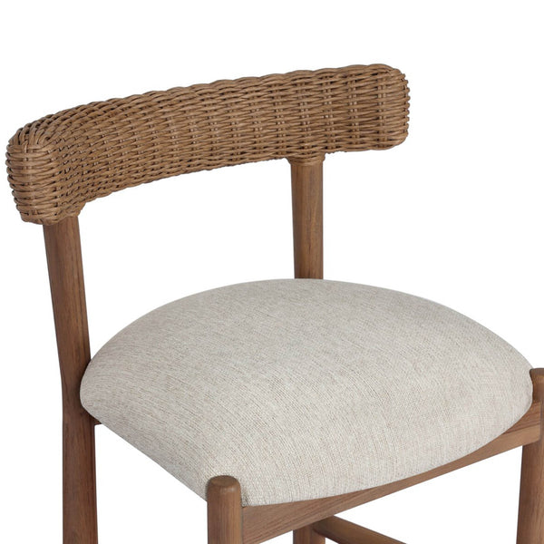 Home Fashion Tribeca Outdoor Dining Chair Ellor Beige Set Of 2 By Four Hands