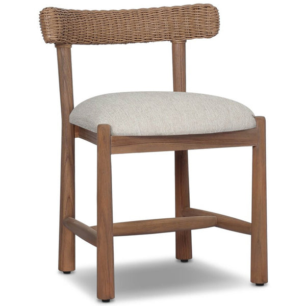 home fashion Tribeca Outdoor Dining Chair Ellor Beige Set of 2 by Four Hands