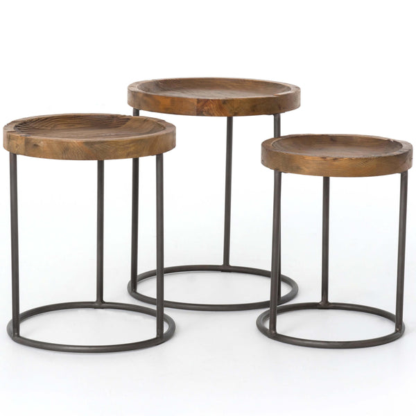 home fashion Tristan Nesting Tables Bleached Pine by Four Hands