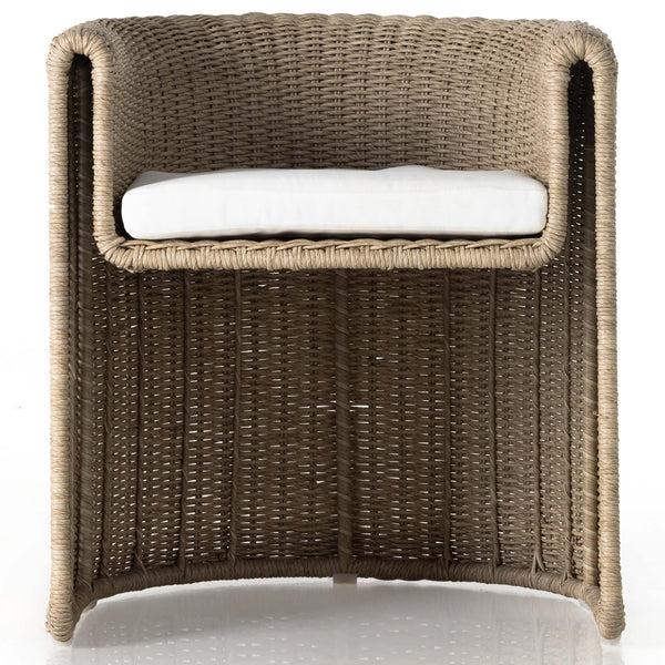 Home Fashion Tucson Outdoor Dining Chair Vintage White Set Of 2 By Four Hands