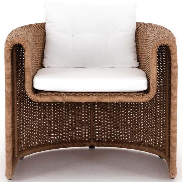 Home Fashion Tucson Woven Outdoor Chair Natural By Four Hands