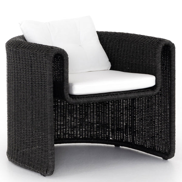home fashion Tucson Woven Outdoor Chair Vintage Coal by Four Hands