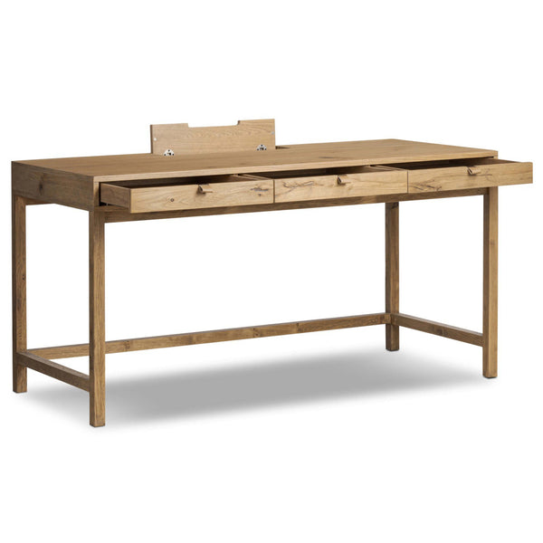 Home Fashion Tula Writing Desk Worn Oak By Four Hands