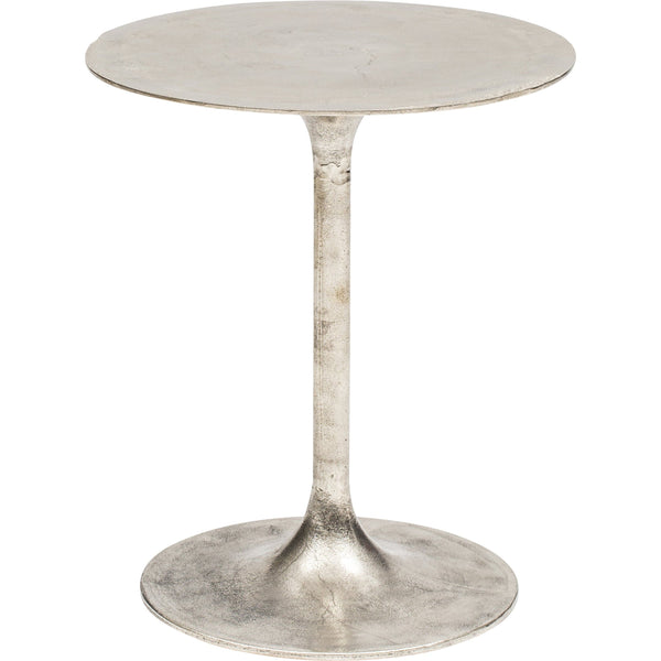 home fashion Tulip Side Table Raw Nickel by Four Hands