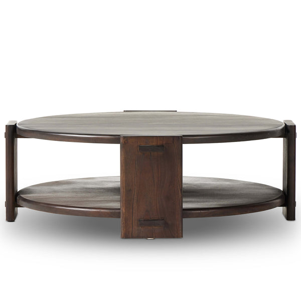 Home Fashion Two Tier Coffee Table Matte Brown By Four Hands