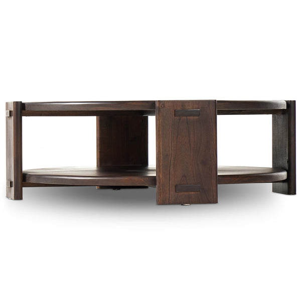 Home Fashion Two Tier Coffee Table Matte Brown By Four Hands