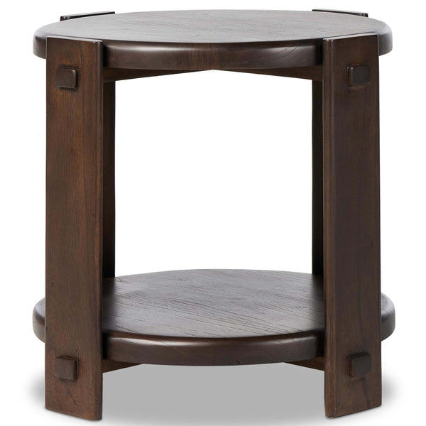 Home Fashion Two Tier End Table Matte Brown By Four Hands