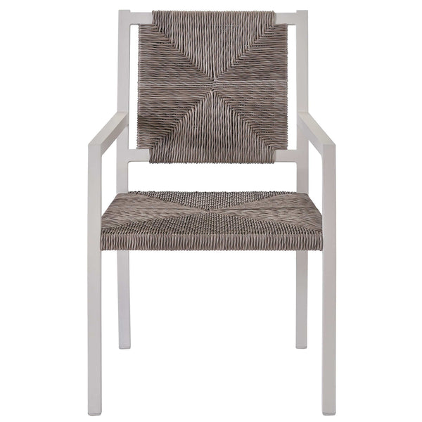 Home Fashion Tybee Outdoor Dining Chair Wicker Greige Set Of 2